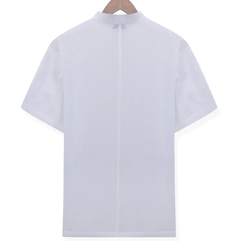 Vêtements de travail de Chef de Restaurant pour hommes, manches courtes, demi-manches d'été, maille fine et respirante, vêtements spéciaux de cuisine