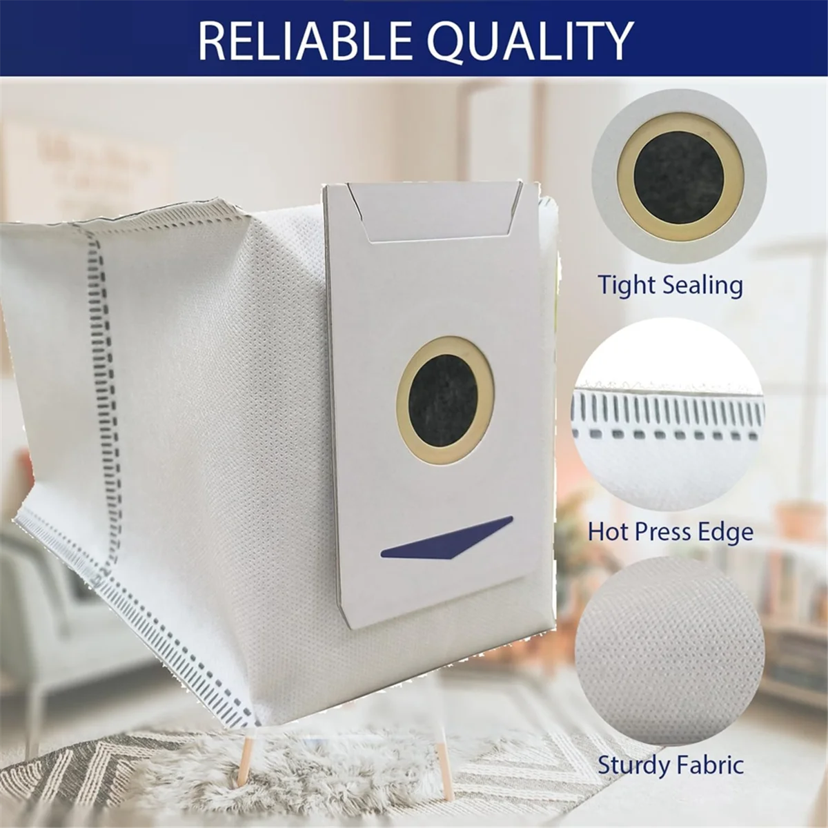 أكياس الغبار FZFZ لقطع غيار المكنسة الكهربائية T30/T30 PRO/MAX/PLUS/YIKO/T30PRO/T30MAX/T30PLUS/T30YIKO