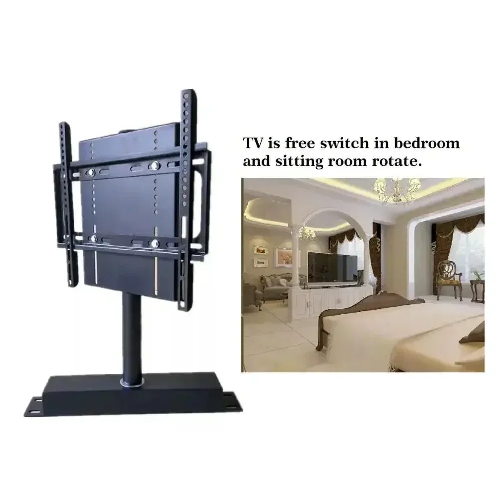 Modern 360-Degree Rotating TV Stand with Mount Bracket – Living Room Partition Wall Divider Cabinet Furniture
