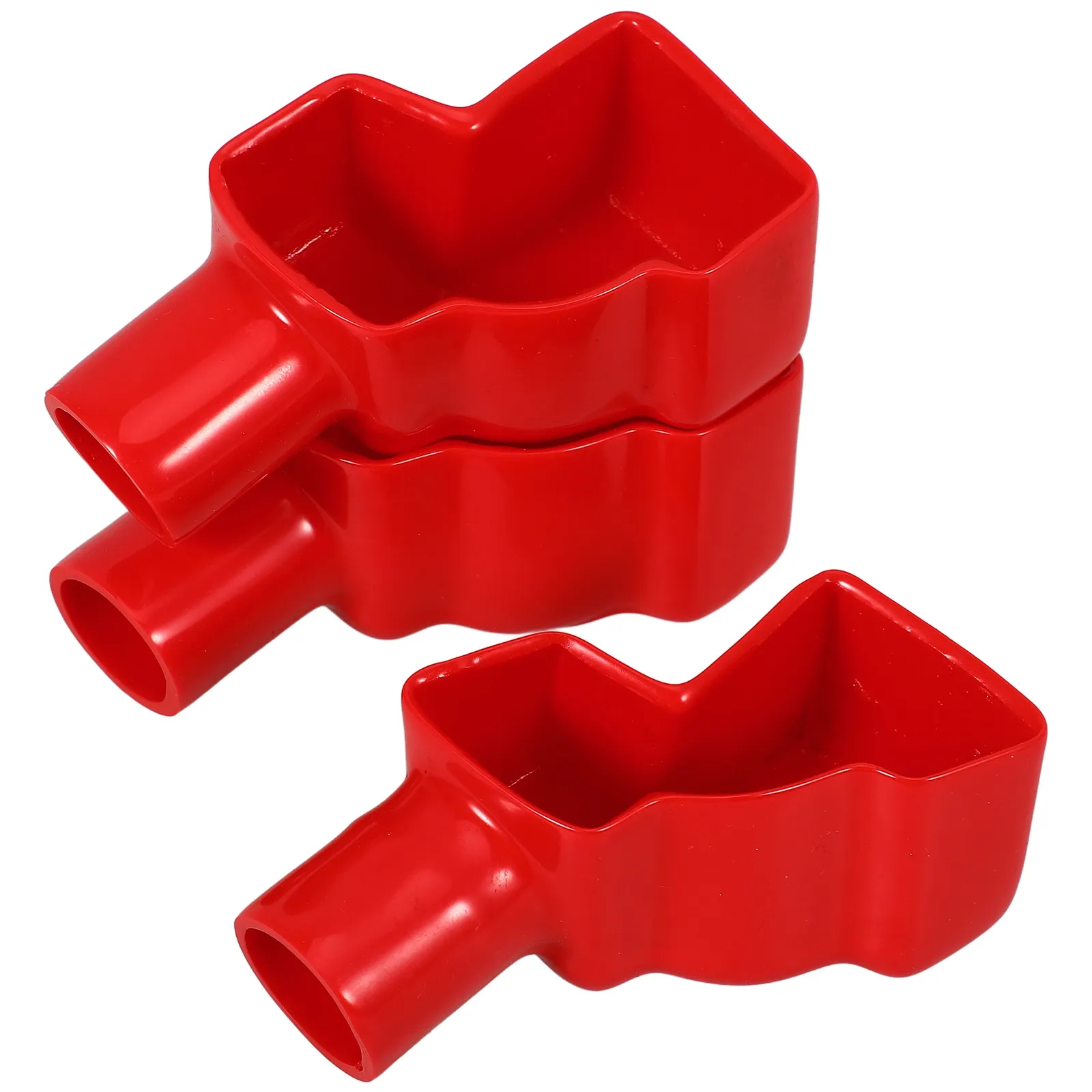 

3Pcs Battery Terminal Protector Covers Solid Insulation Caps for Car Truck Rv Boat Marine Battery Terminal Protection Kit