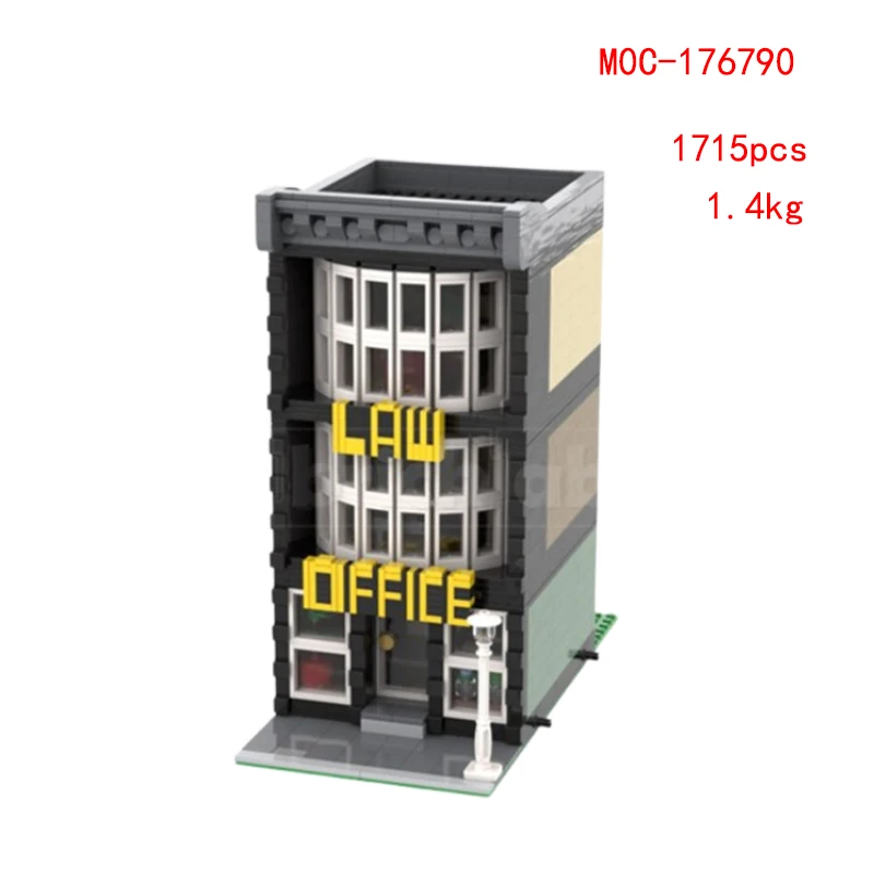 スポットMOC- 173242 176790   小さな粒子組み立てビルディングブロック都市建築シリーズクリエイティブモデル組立飾り