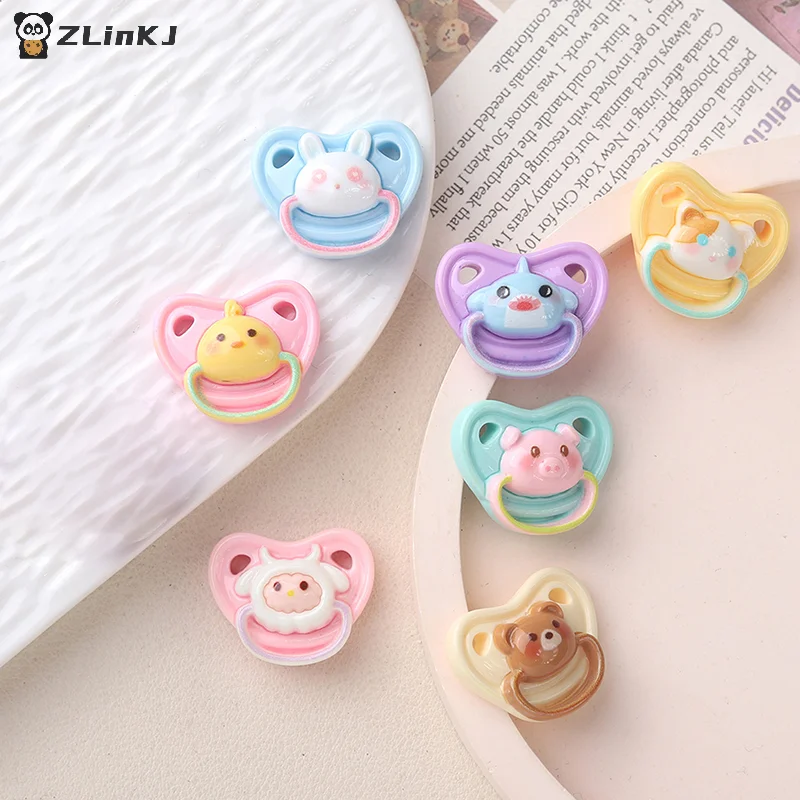 ▶ 10 قطعة دمية صغيرة جميلة مصاصة اللعب لوازم المنزل الدمية الحلمات لدمية دمى طفل الاطفال لعبة الطفل مصاصة الملحقات #2