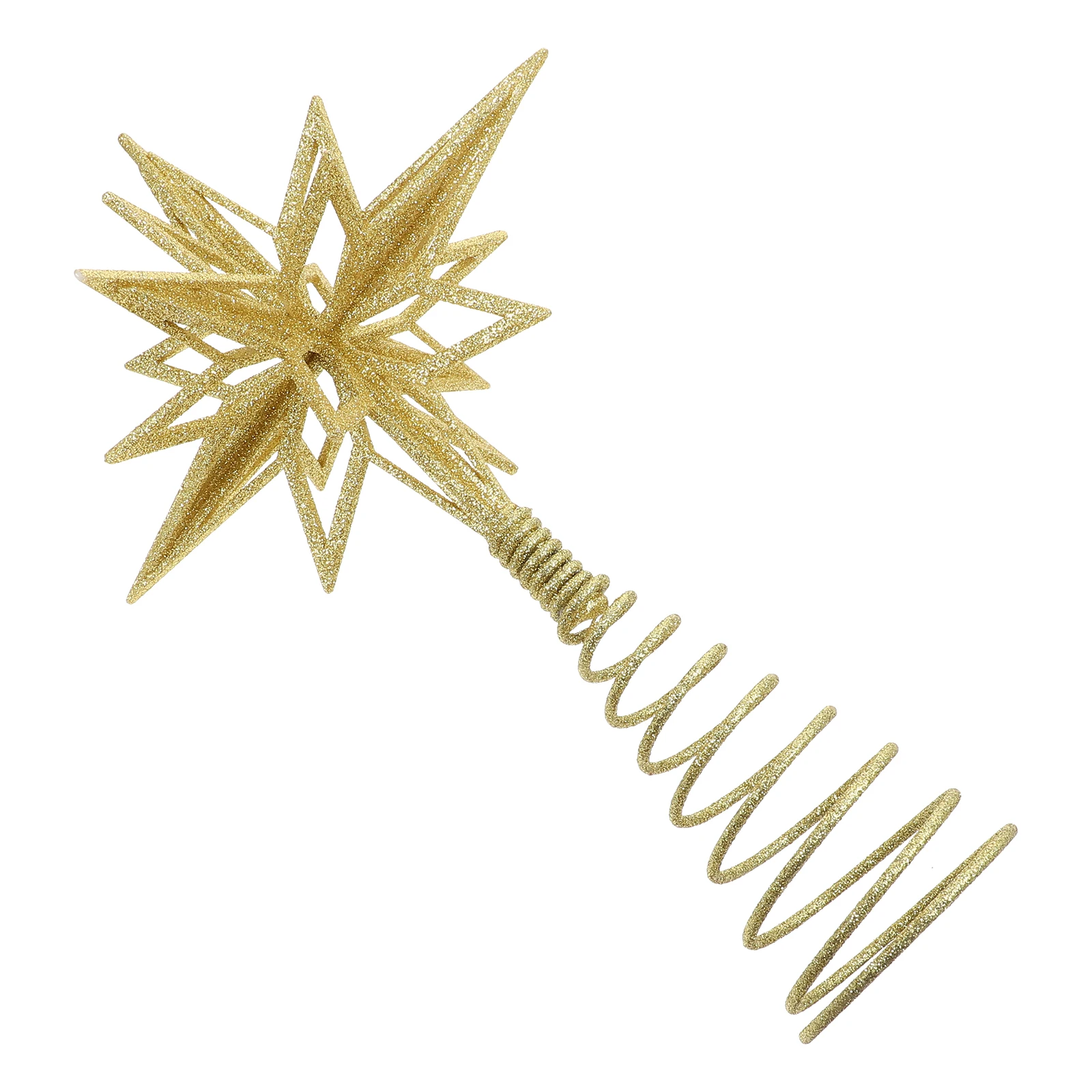 

Christmas Tree Christmas Adornment Star Red Decorations for Lighted Treetop Classic Iron Party Home Office