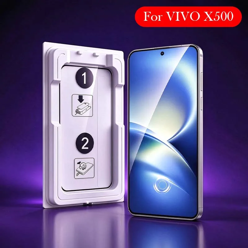 2PC Ultrasonic Unlocking 3D Tempered Glass For VIVO X500 All-glue Screen Protector for VIVO X500