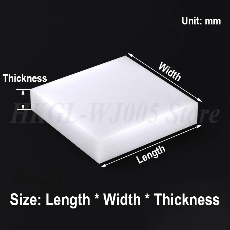 Thick 3-50mm White Silicone Rubber Block Anti Slip Shock-absorbing Rubber Pad Square Damping Gasket Silicone Rubber Sheet