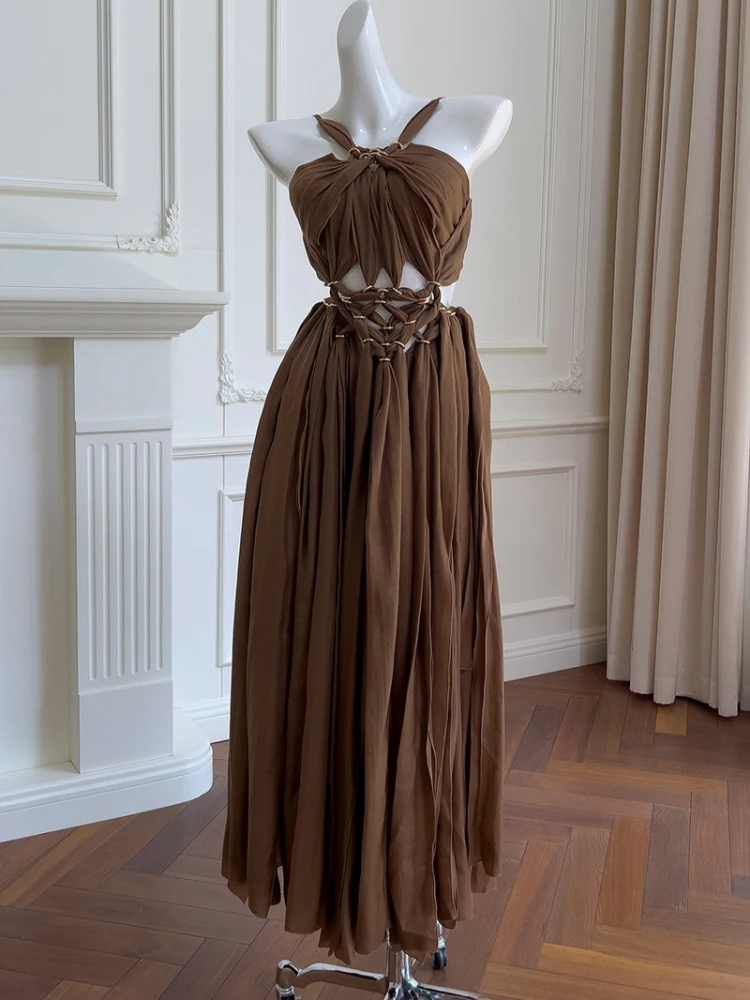 Sexy Lange Ne Hängen Ba Vintage Dr Glowing Girl Battle orm Celebri Urlaub Kleid Hohe Taille A-Linie Rock Dr