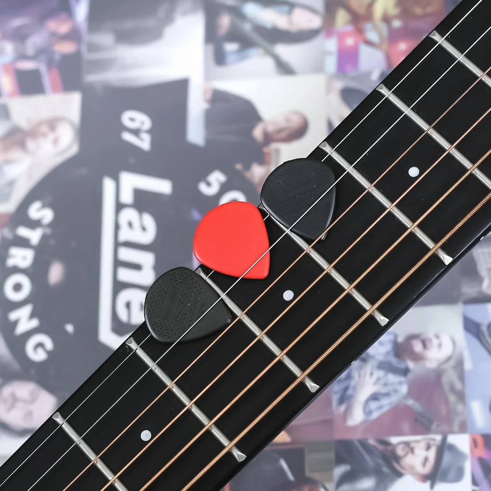 Dunlop Púas de Guitarra Nylon Max Grip Jazz III Plectro Mediator 471 1.38mm para Bajo Acústico Guitarra Eléctrica Accesorios
