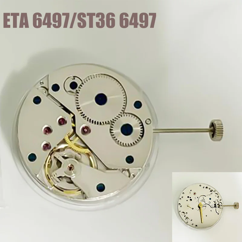 Replace ETA 6497 Watch Movement For Seagull ST36 6497 17 Jewels Mechanical Hand Winding Watches Accessories Parts for Men