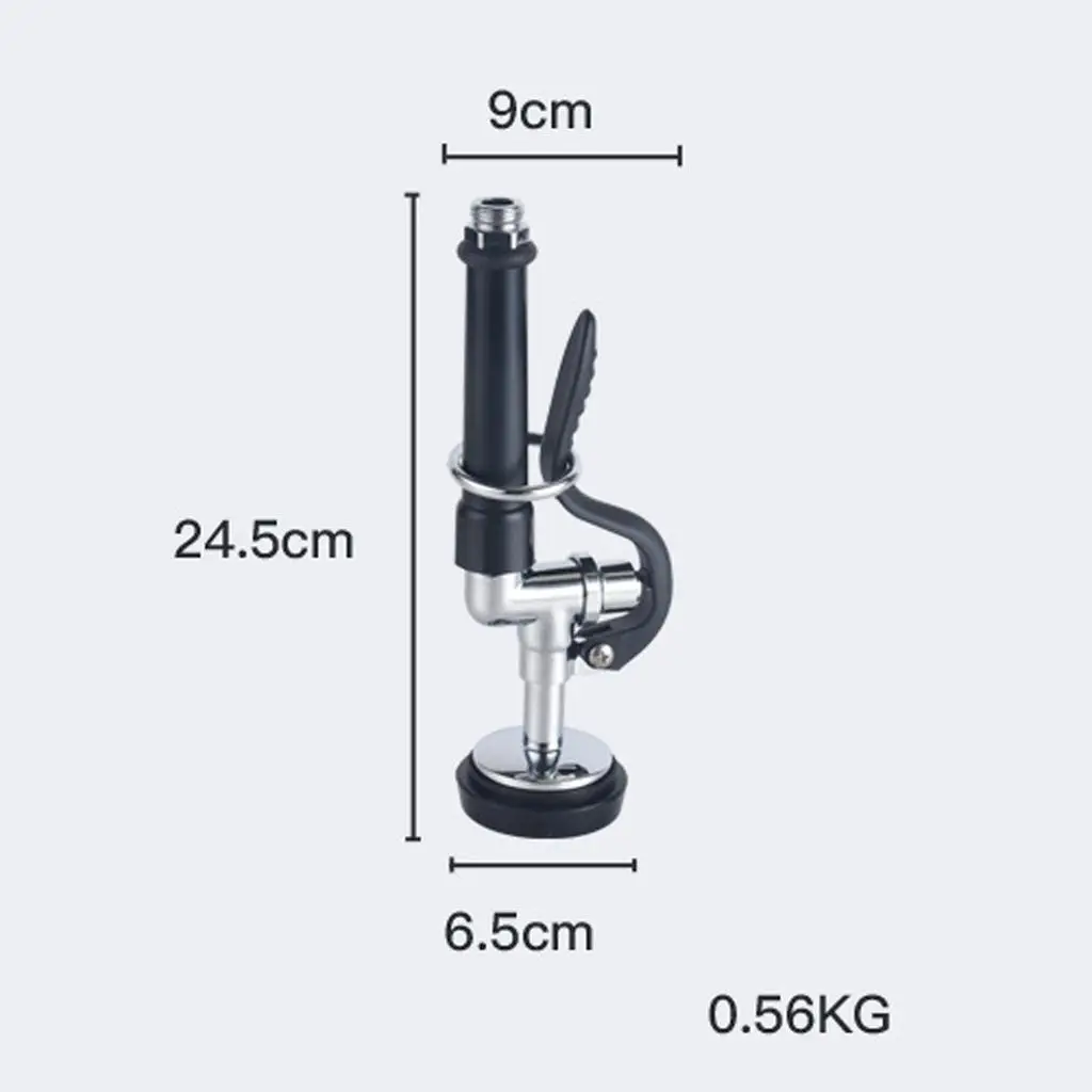 Heavy Duty Rinse Spray Head Brass Faucet Sprayer Valve for Kitchen Sink Cleaning in Hotels and Cafes