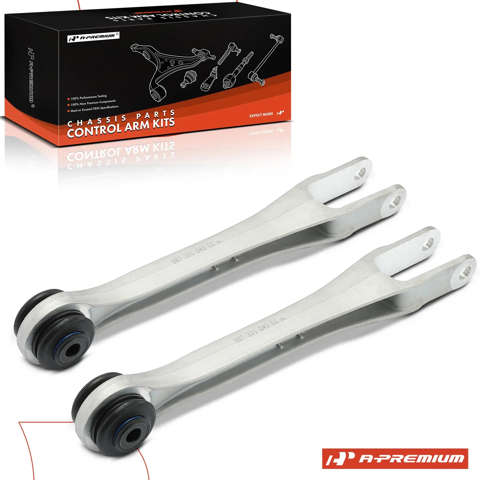 A-Premium 2x Rear Left & Right Lower Forward Control Arm Kit for Porsche 911 2005-2013