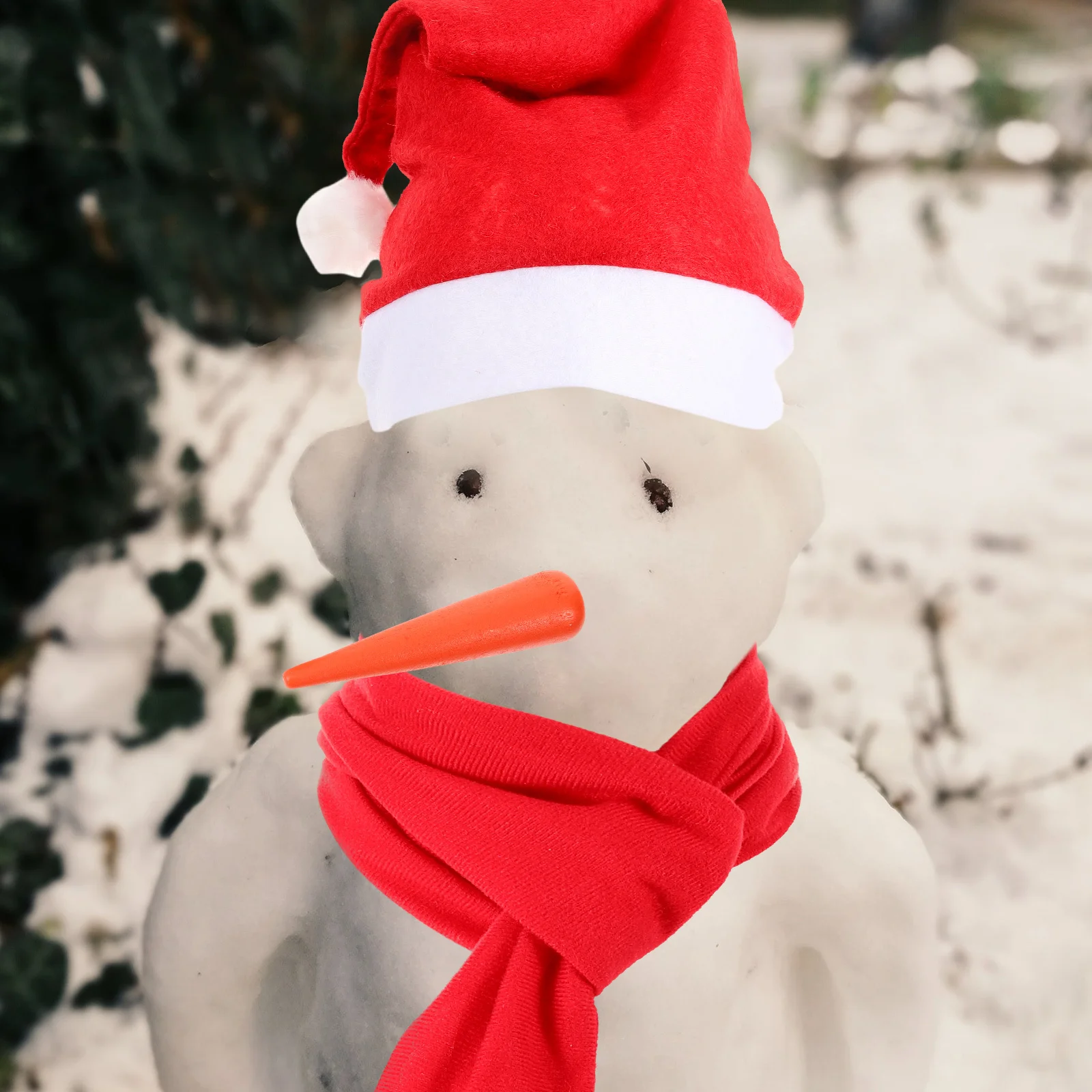 

Snowman Dress up Set Decorations Fancy Making Kit Christmas Dressing Accessories Felt Cloth Decorating Prop Diy Figurines