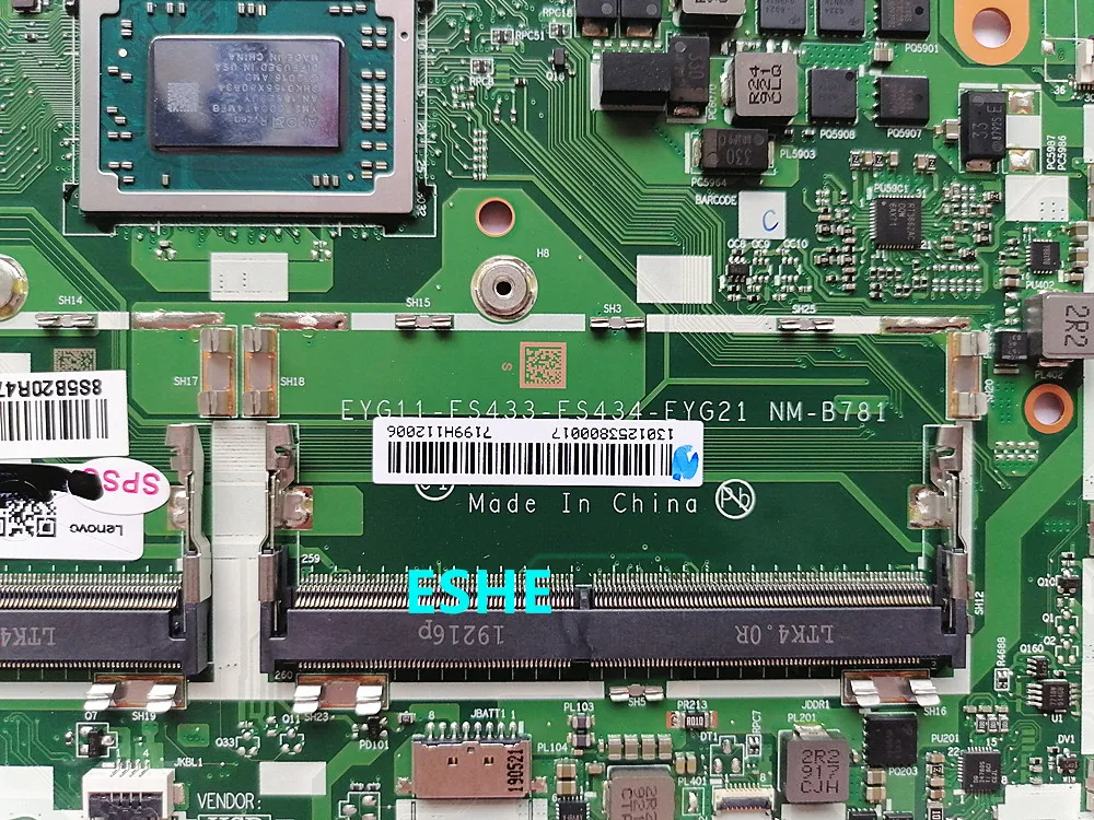 Imagem -03 - para Lenovo Ideapad 530s-14arr Flex 6-14arr Placa-mãe Portátil Nm-b781 5b20r47699 5b20r47697 com Cpu r3 r5 r7 53014arr