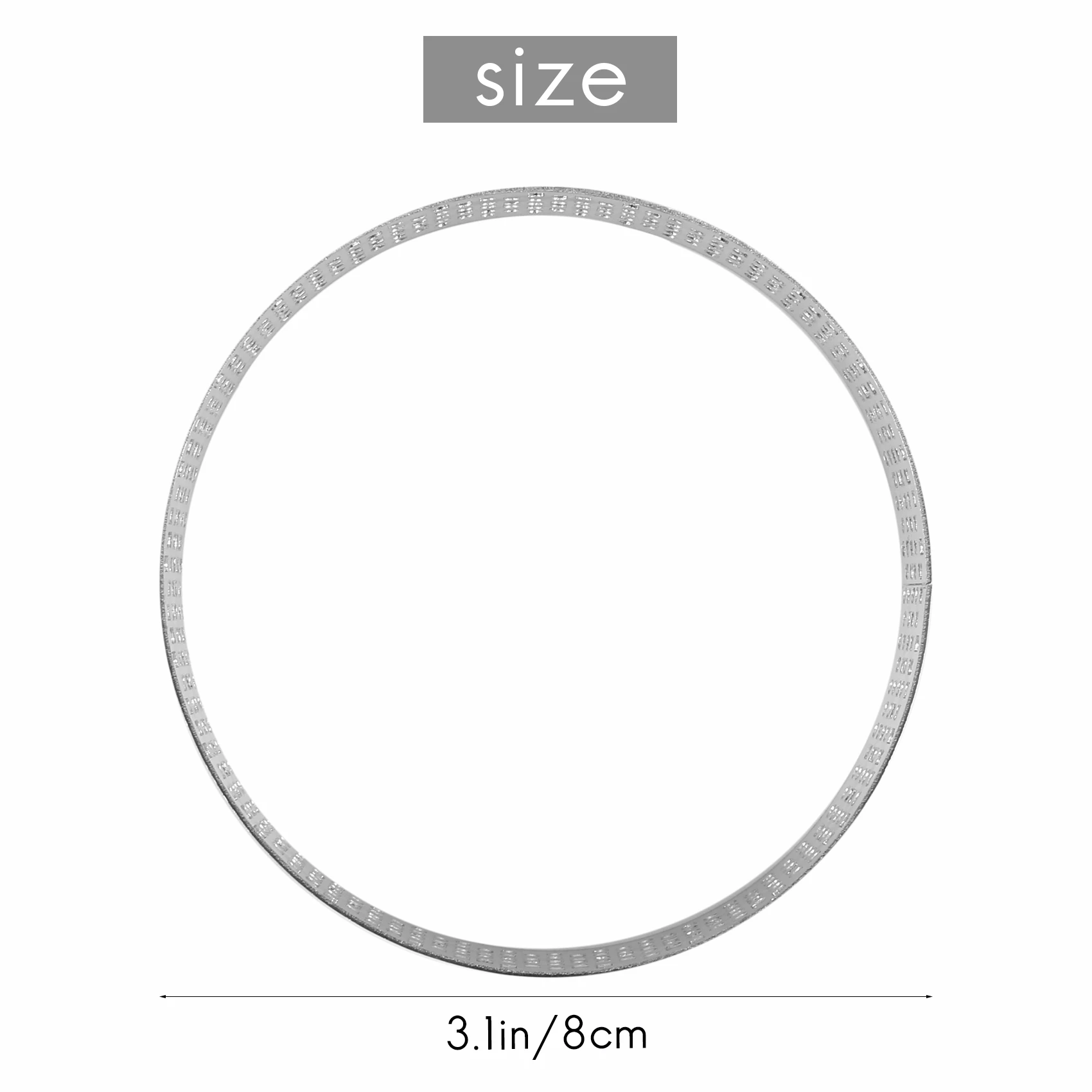 PZHI-10 Pack Stainless Steel Tart Ring, Heat-Resistant Perforated Cake Mousse Ring, Round Ring Baking Doughnut Tools