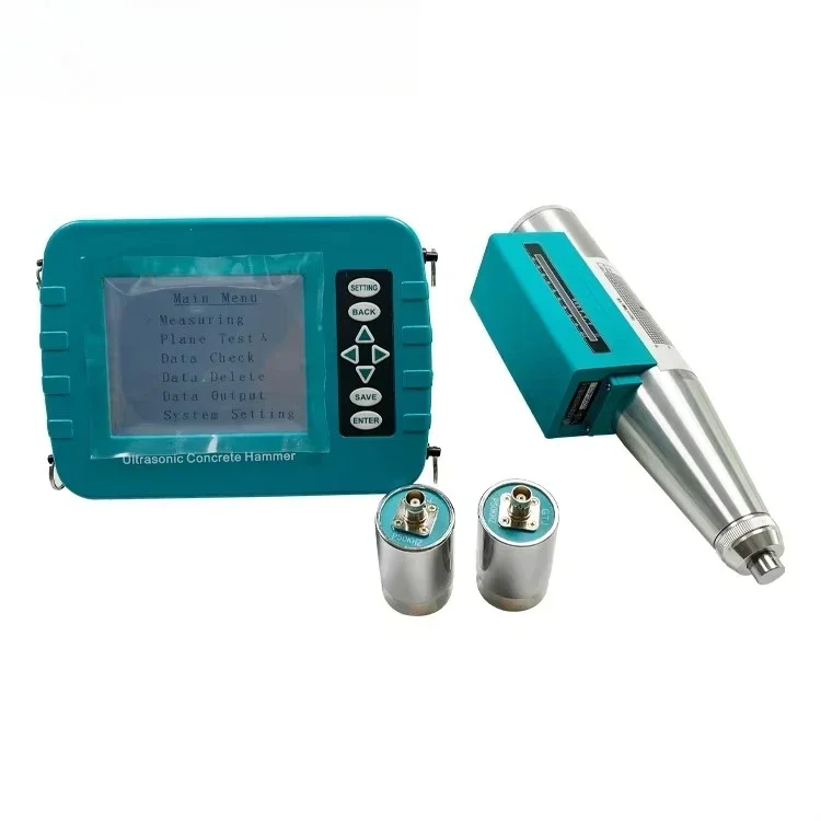 Nondestructive Ultrasonic Pulse Speed Tester Tests Concrete