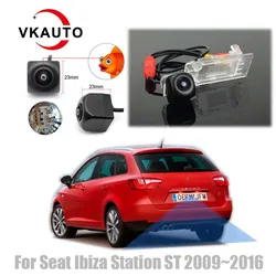 VKAUTO Fish Eye Rear View Camera For Seat Ibiza ST Station Wagon 2009~2016 CCD Night Vision HD Backup Reverse Parking Camera