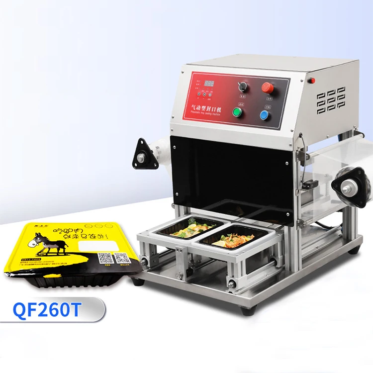 

Automatic Food Cpet Plastic Containers Tray Sealing Machines