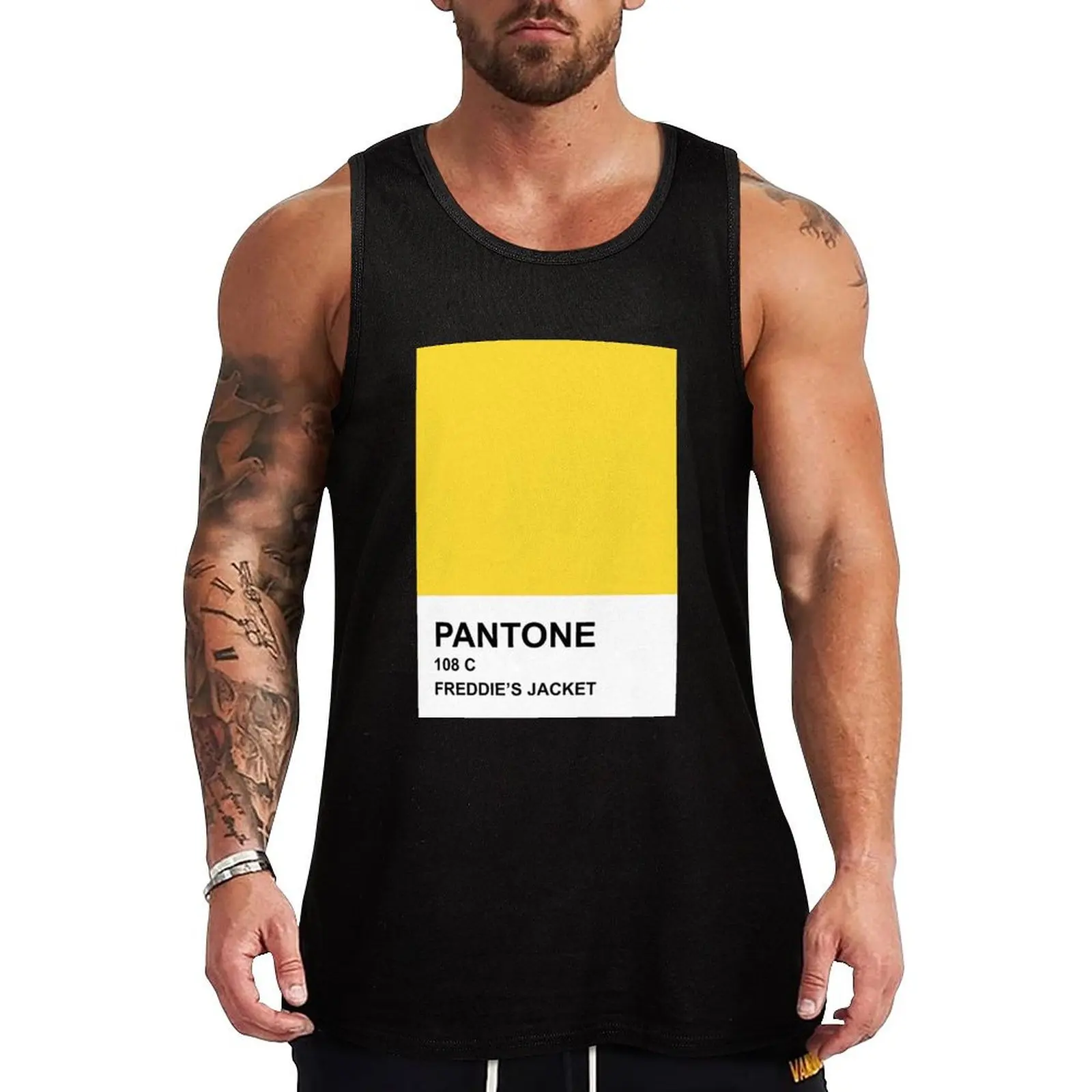 

PANTONE Freddie's Jacket Tank Top gym shirt men Men's summer clothes 2025 vest men