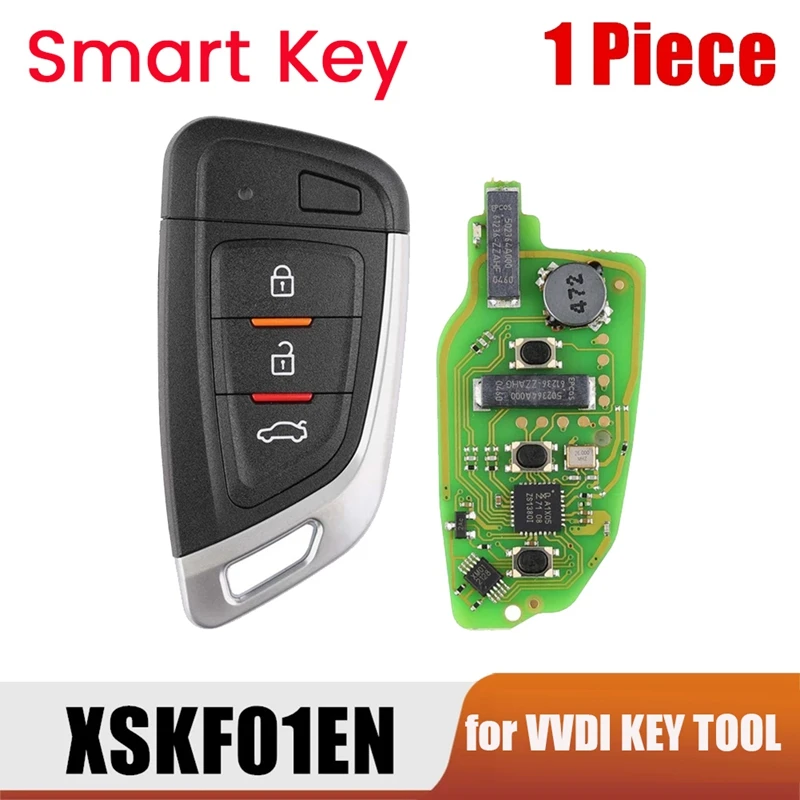 

Car Remote Key For Xhorse XSKF01EN Universal Smart Proximity Remote Key 3 Button Knife Style Fob For VVDI Key Tool