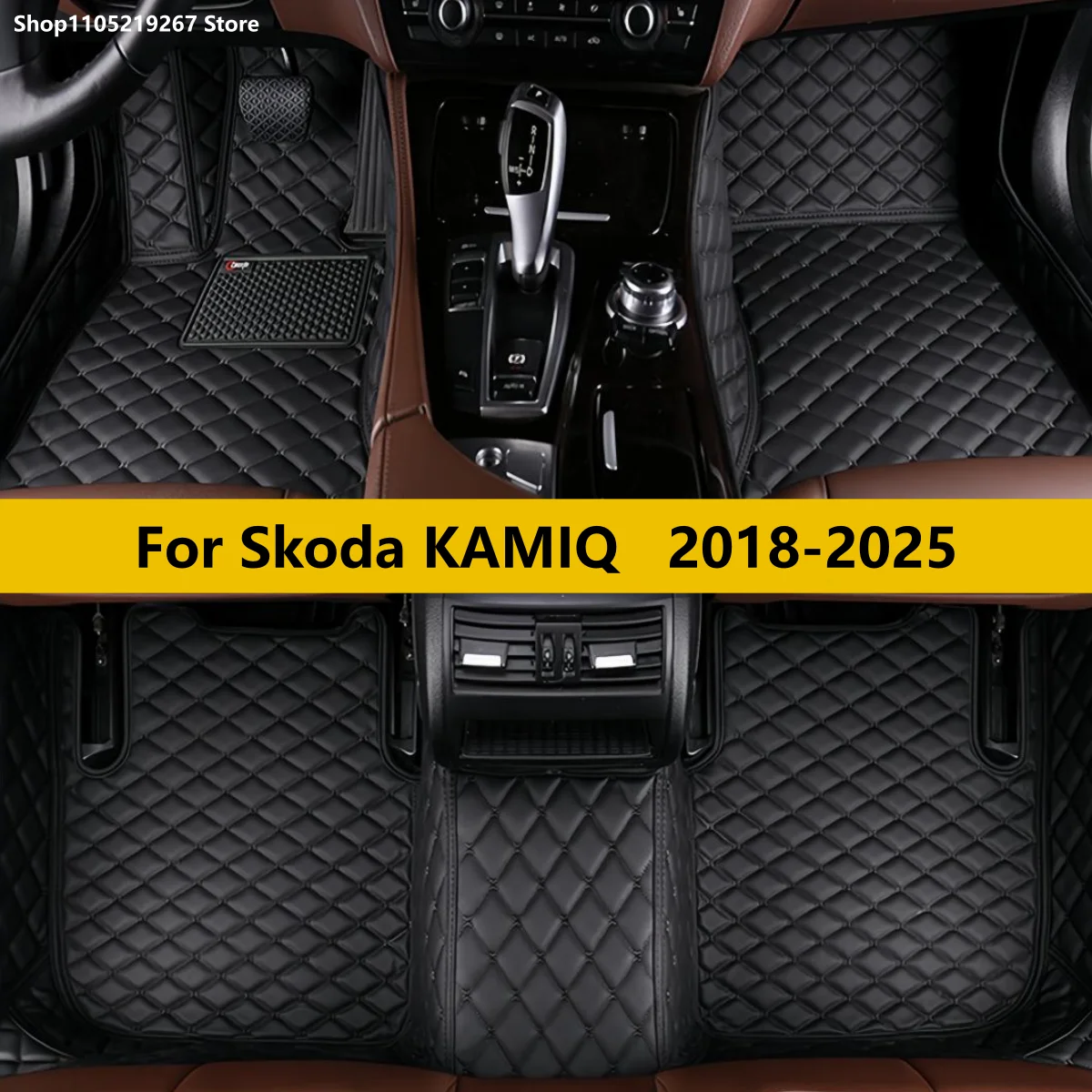 

Custom Car Floor Mats For Skoda KAMIQ 2018 2019 2020 2021 2022 2023 2024 2025 Years Auto Carpets Foot Coche Accessories