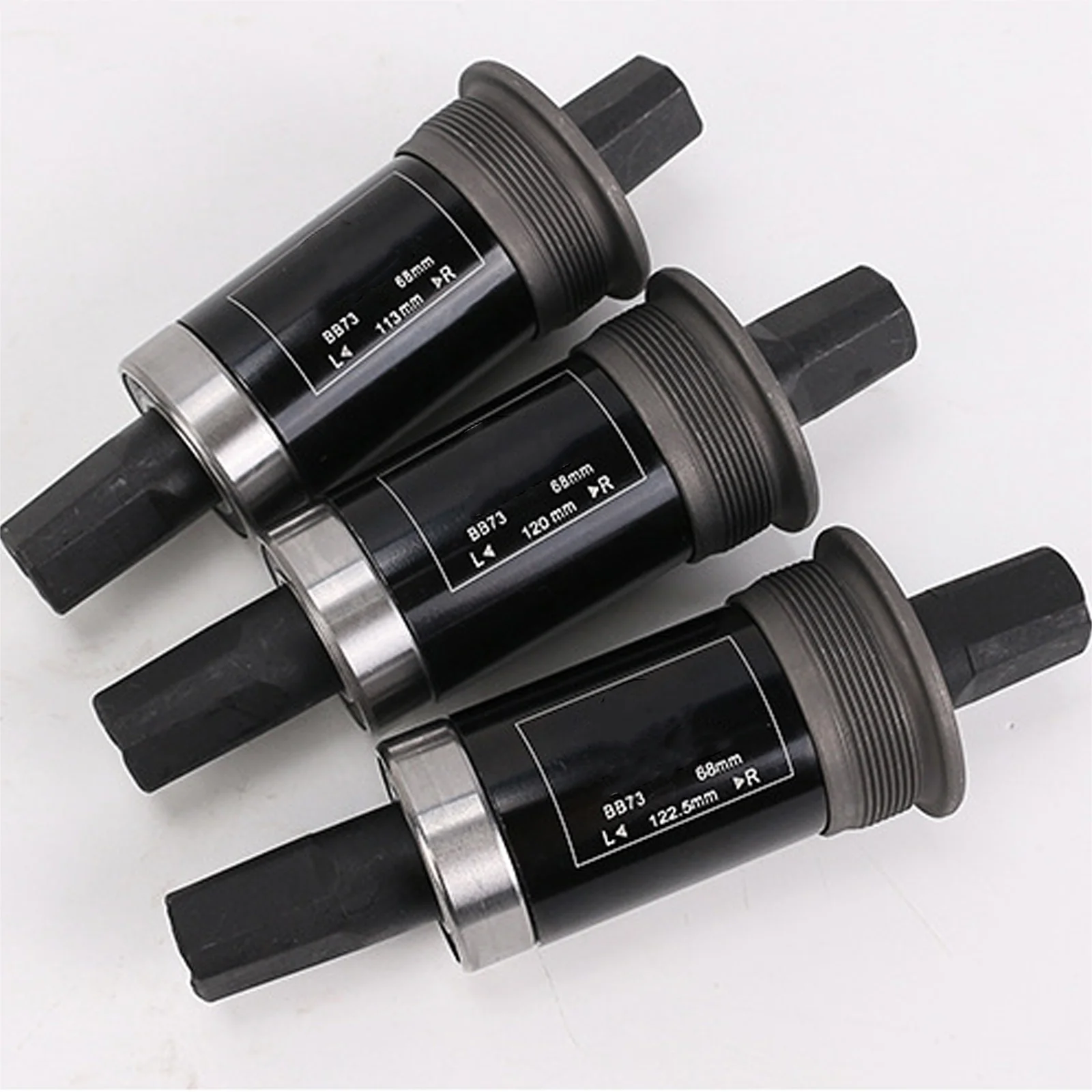 

Square Hole Bottom Bracket Carbon Steel Central Shaft Threaded Bicycle Part Folding Bike Accessories Hollow Design