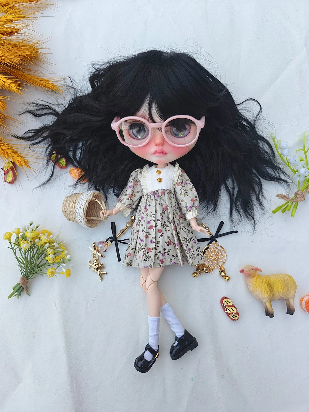 

Blythe doll Clothes New Handmade Fashion style Dress Barbies Girl Cute For Ymy Ob24 Ob22 28-30cm Azone Doll Accessories