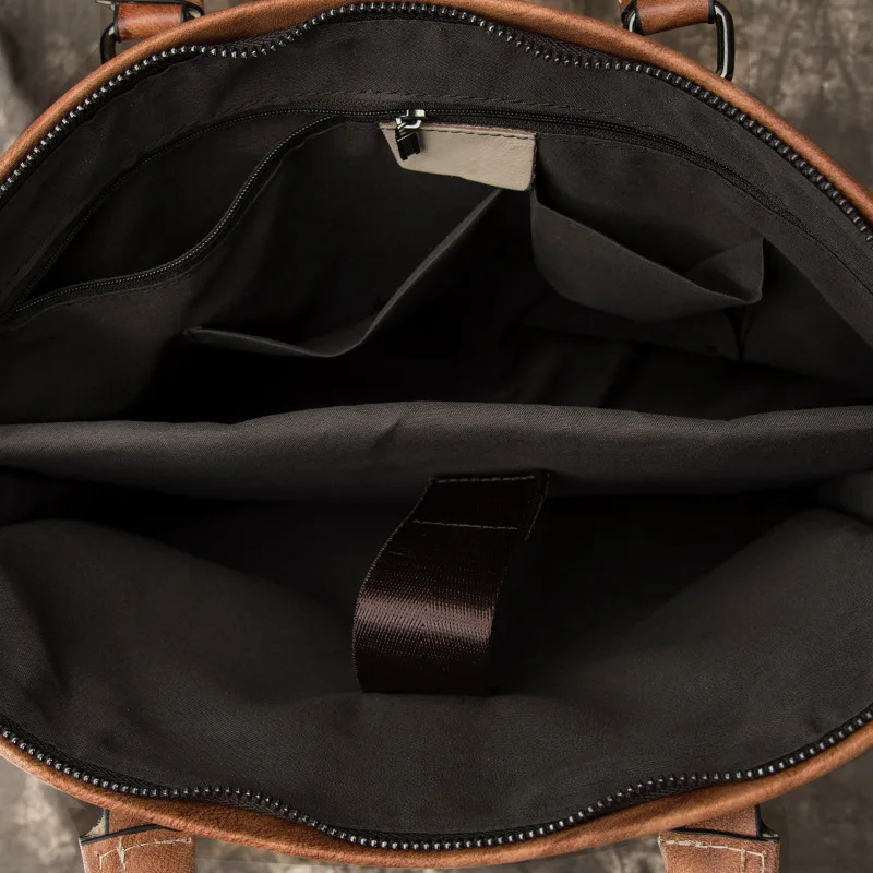 Torba męska z prawdziwej skóry torebka męska teczka torba ze skóry wołowej business casual na ramię crossbody komputerowa podręczna torba listonoszka