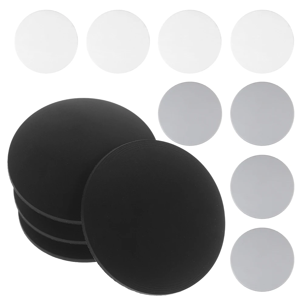 

12pcs Anti Collision Silicone Door H Pad Wall Protector Round Knob Noise Reduction Home Use Door Stoppers Bumper