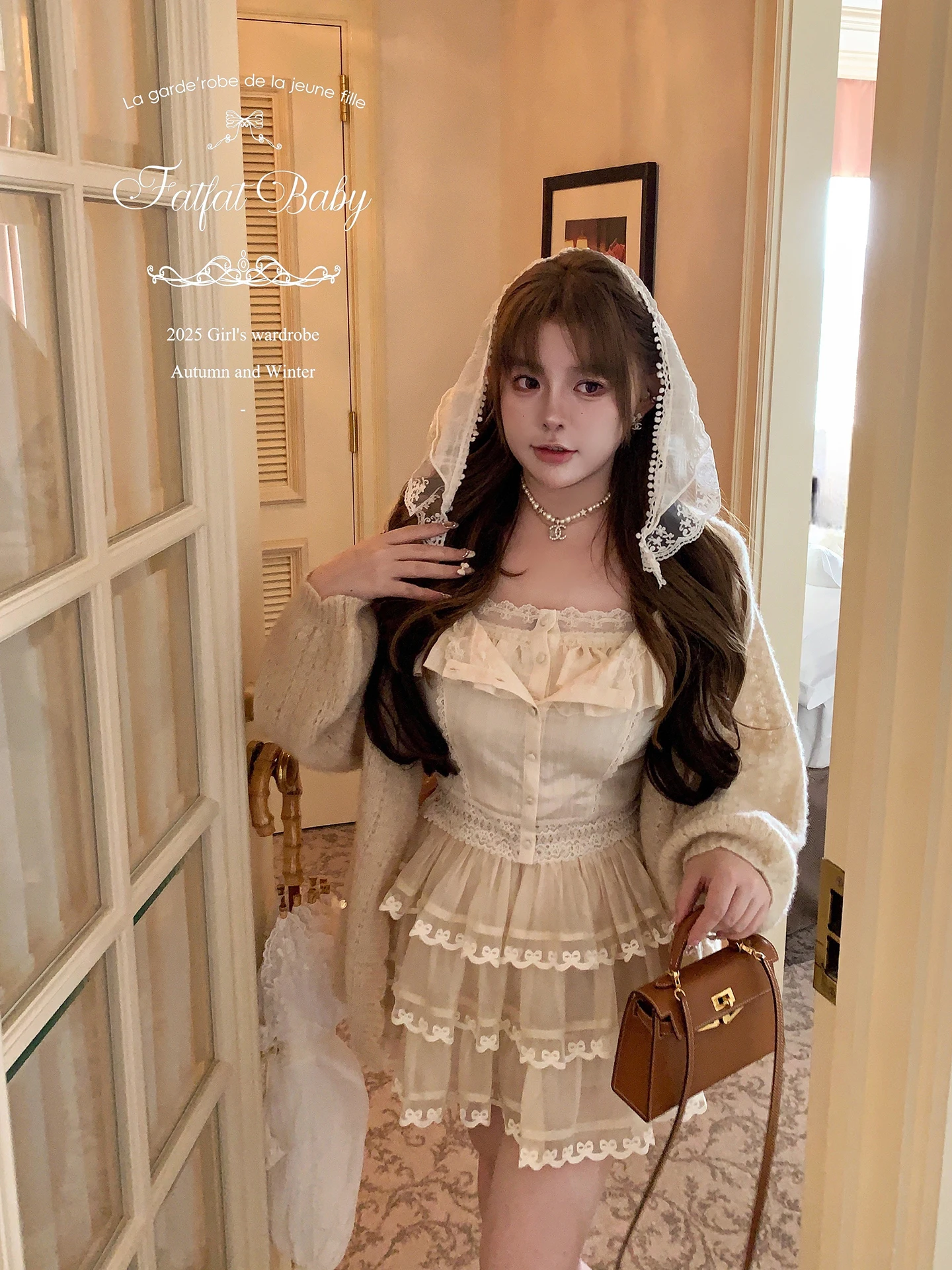 

Комплект Fatfaaby Vge: Ретро-топ с льняным воротником и брюки с высокой талией для женщин, модный комплект с коротким рукавом