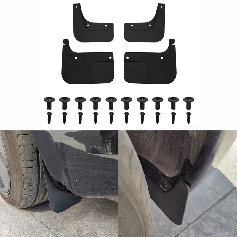 For Tesla Model 3 Highland 2024 Mud Guard Flaps Car Mudguard Anti-Sand Splash No Drilling Front Rear Wheel Fenders Accessories