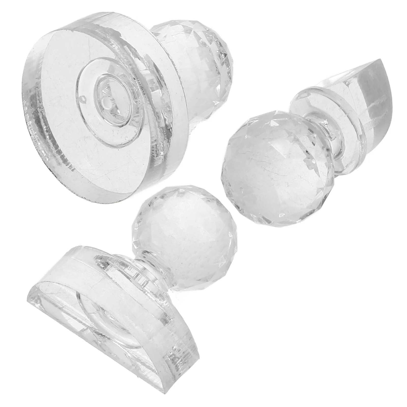 

3pcs Tool Eyeshadow Highlighter Stamper DIY Makeup Acrylic Repair Mold Round Discs Tools