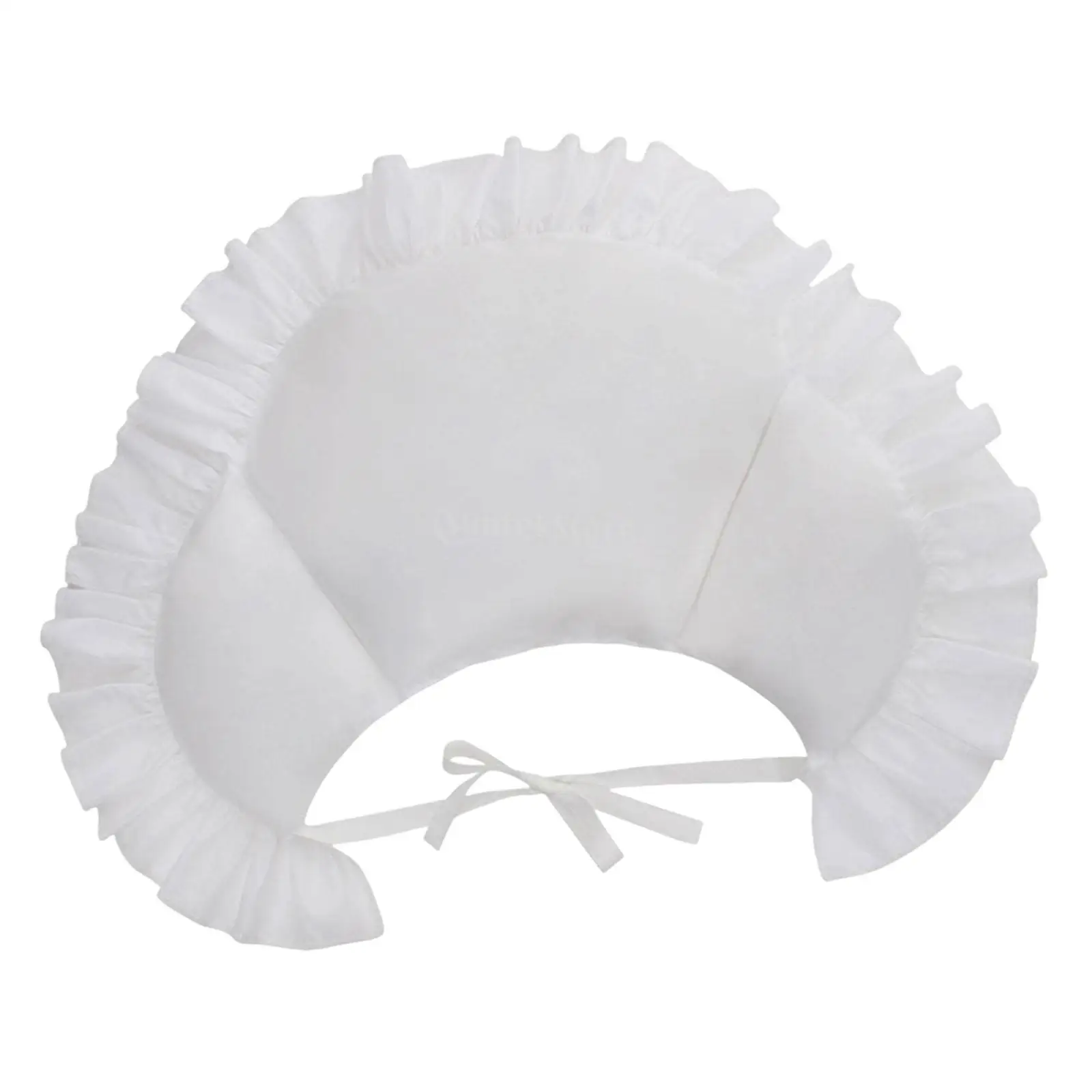 Elizabethan Bustle Roll Skirt Support White Adjustable Bum Pad Retro Crinoline Petticoat for Female Costume Occasions
