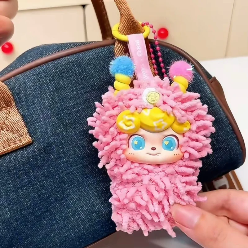 Jotoys Mini Vinyl Plush Pendant Blind Box Wave Club Series Kawaii Figure Toy Face Bag Charm Trendy Gift Girls Kid Collectible