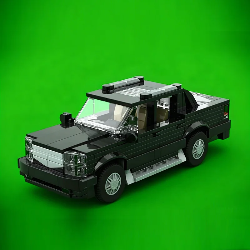 City Car Model MOC Building Bricks Full-Size Sports Utility Truck Modular Technology Gifts Holiday Assemble Children Toys Suit