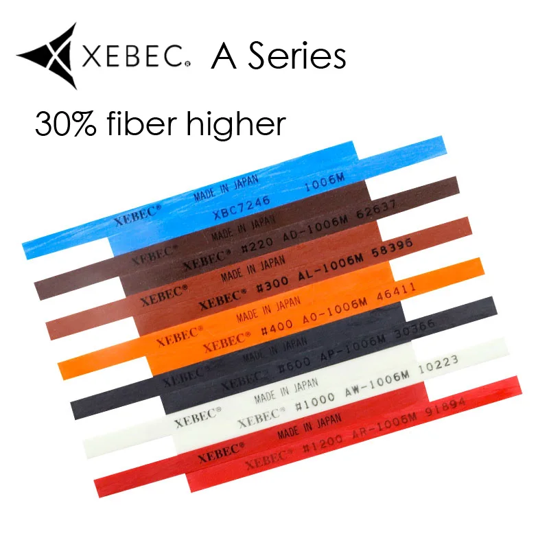 1PCS/3PCS Japan XEBEC Ceramic fiber stone Premium A-Series 1006M mold EDM fine finishing fiber stone 1x6x100mm Grit220#~1200#