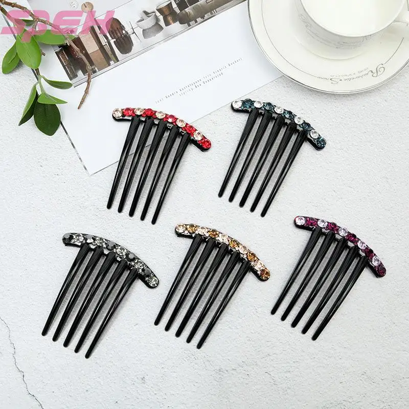 Comb insert comb hair accessories versatile Korean version seven teeth large coil hair anti-skid adult female hairpin headdress