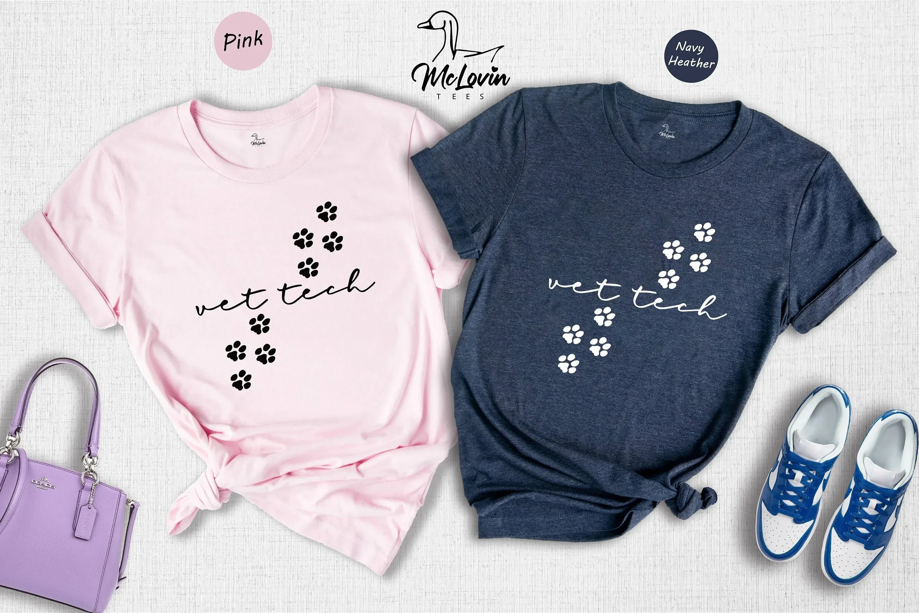 Vet Tech T Shirt Future Veterinarian Veterinary Medicine Student Animal Lover