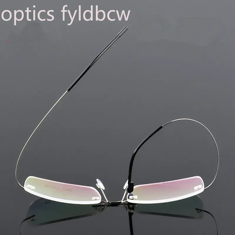 

Frameless Hyperopia Glasses +100+125+150+175+200+225+300+325 Ultra-light Rimless Glasses Optical Customization Astigmatism