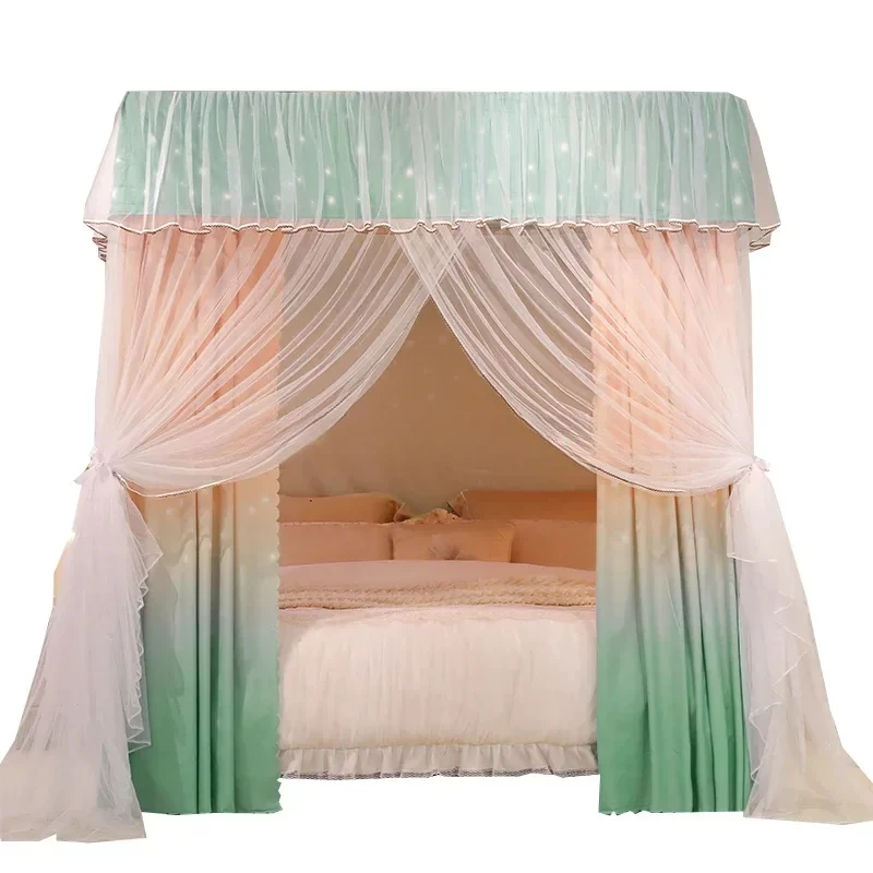 Childrens Bed Mosquito Net Household Folding Door Bed Baldachin Valance Girls Bed Mosquito Net Holder Zanzariera Home Textile