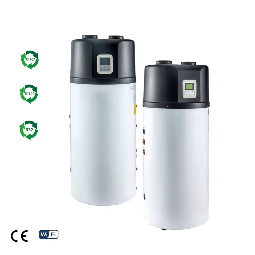 

100-400л источник воздуха «все в одном» водонагреватель с тепловым насосом для бытового душа, воды, кухни