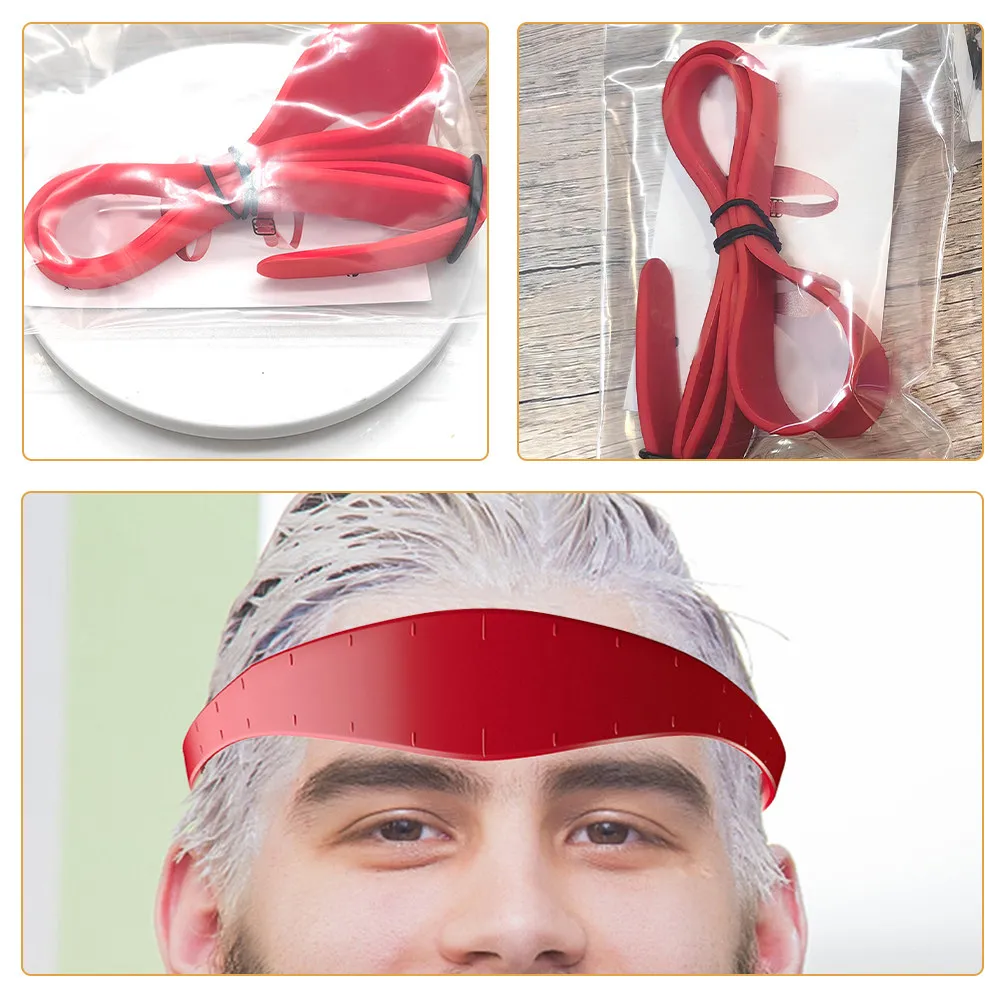 Adjustable Silicone Hair Cutting Guide Template for Men – Neckline & Fade Trimming, 2pcs 6