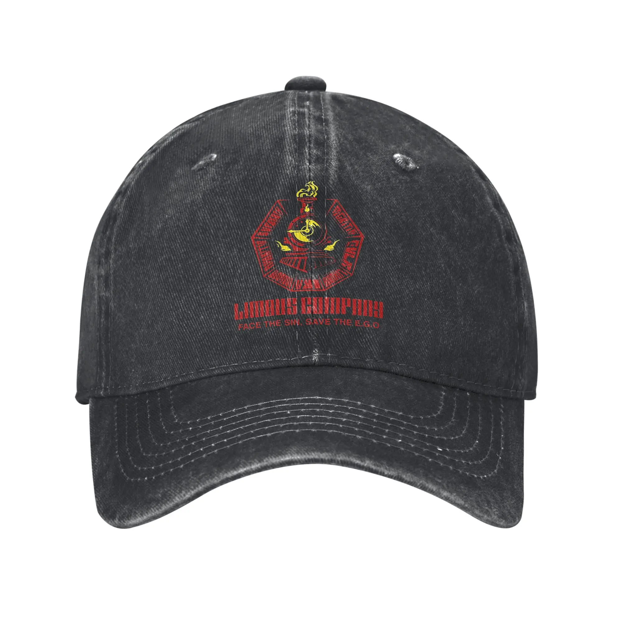 Limbus Company Logo Sin Train Baseball Cap Sun Tennis Skate Wholesale Washed Trucker Hat Female Male Casual Design Baseball Caps