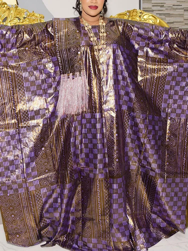 

Elegant African traditional dress, wedding and adult party attire, printed robe