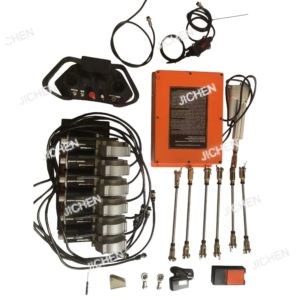 

JC 6 Proportion Motor Hydraulic Valve Wireless Linear Joystick Remote ControlSolo individual