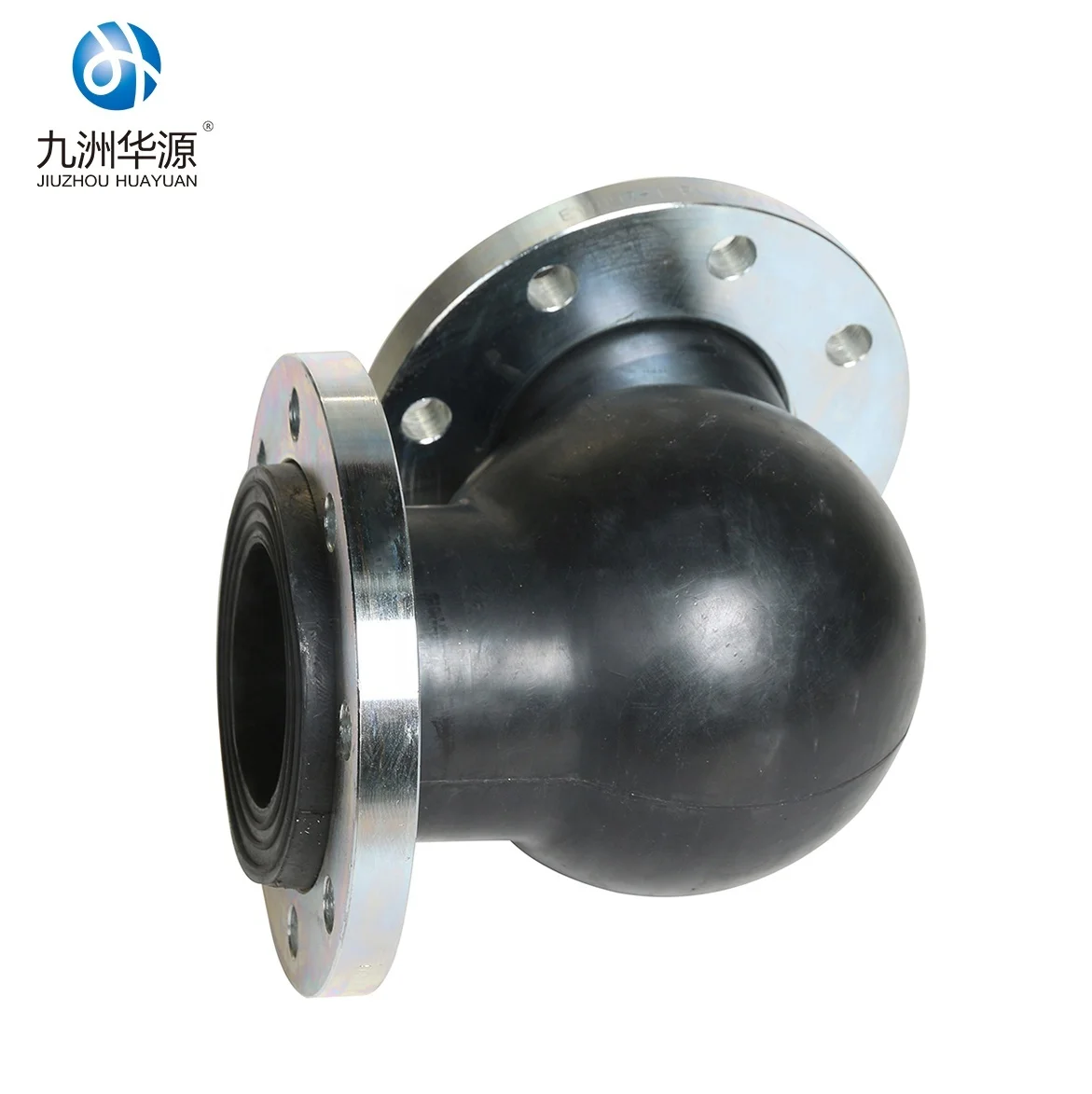 Water pipe right angle elbow joint Flange Rubber Elbow Flexible Corrugated Bellows Expansion Joint Rubber Pipe Fitting