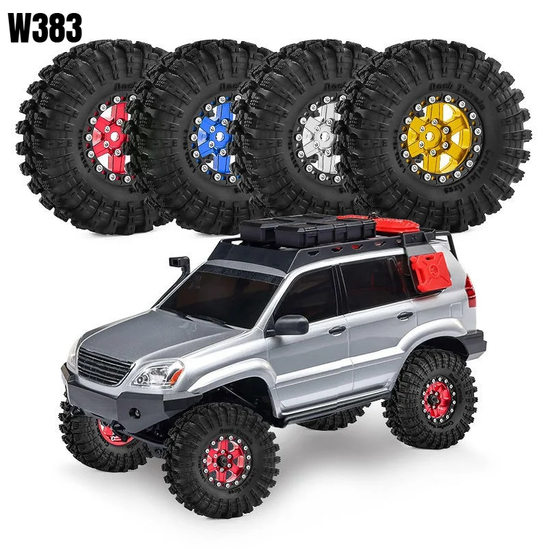 

Комплект колес и шин 1,3 дюйма для радиоуправляемых краулеров 1/18 TRX4M SCX24 FMS Ascent-18, улучшенные диски
