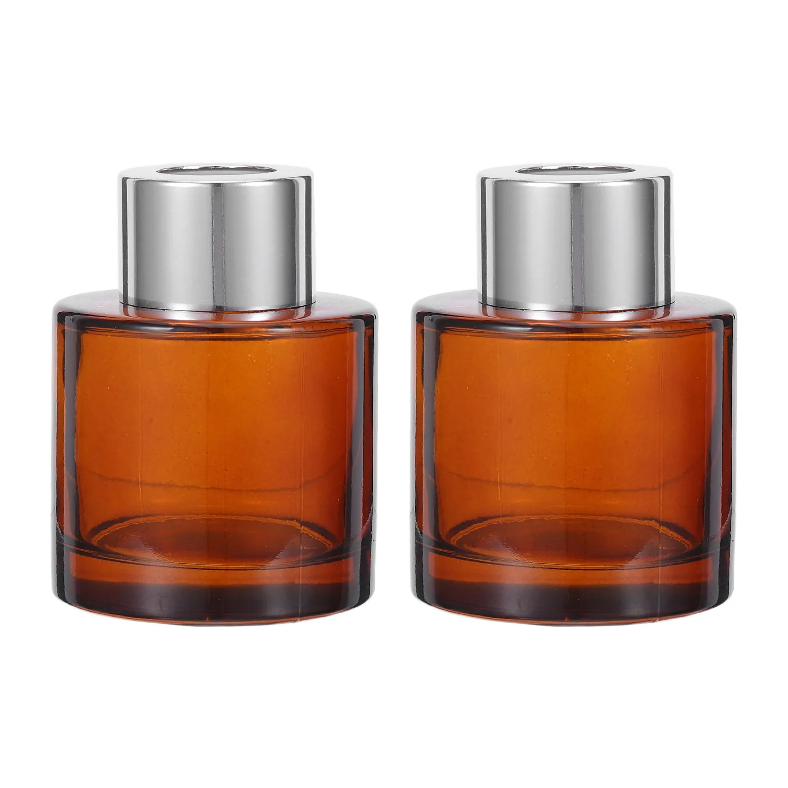 2pcs-essential-oil-diffuser-bottles-cylindrical-glass-refillable-aromatherapy-jars-for-home-car-room-scent-diffuser-replacement