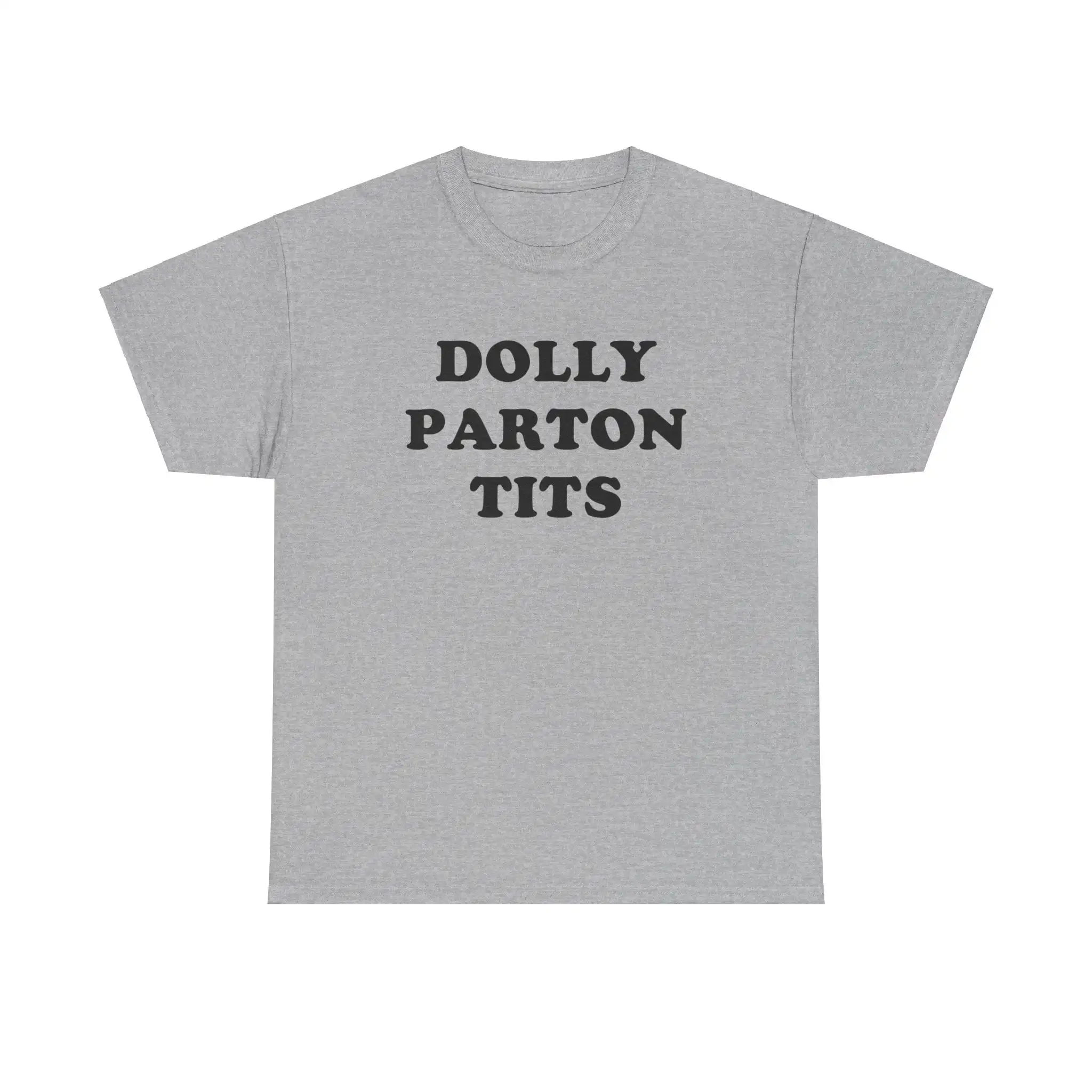 Dolly Parton Tits T Shirt Funny Y2k Sarcastic Meme