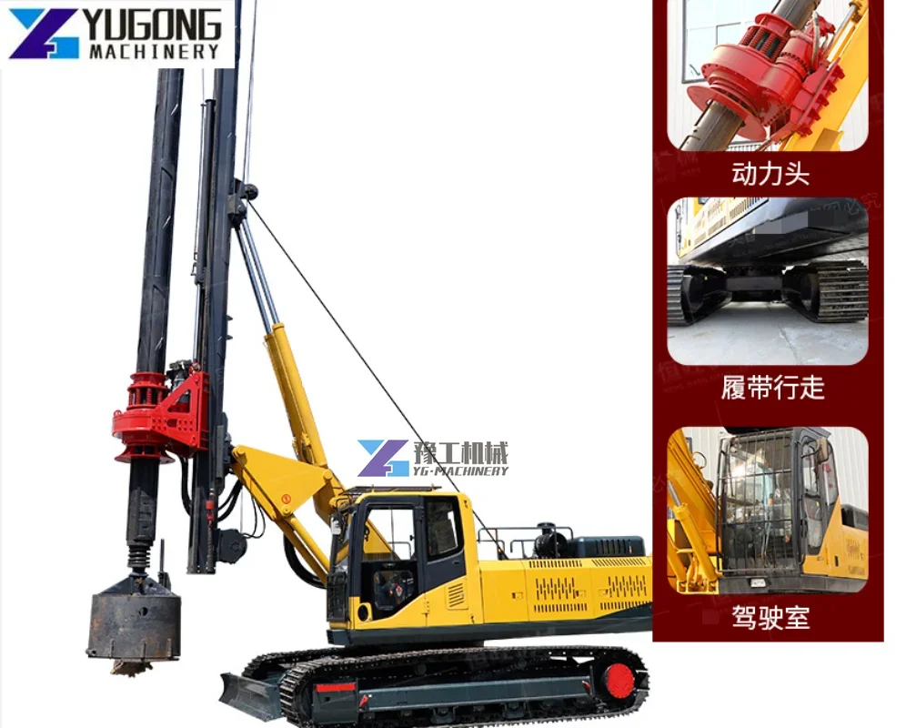 China 55kw Rotary Diesel Water Well Farm Portable Water Well Drilling Rigs Dth Water Drilling Rig Rotary Core Drilling Rig
