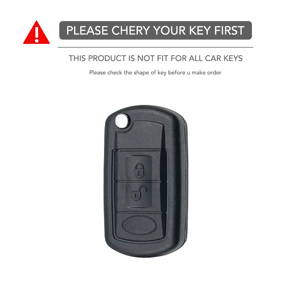 For Land Rover Range Rover Sport LR3 Discovery 3 Protected Fob 3 Buttons Fashion Silicone Car Key Case Cover Accessories