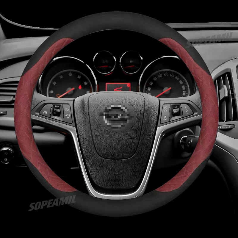 

Car Steering Wheel Cover For Opel ASTRA CORSA INSIGNIA MOKKA VECTRA GTC Tigra Adam Combo Delica Zafira Crossland-X Grandland